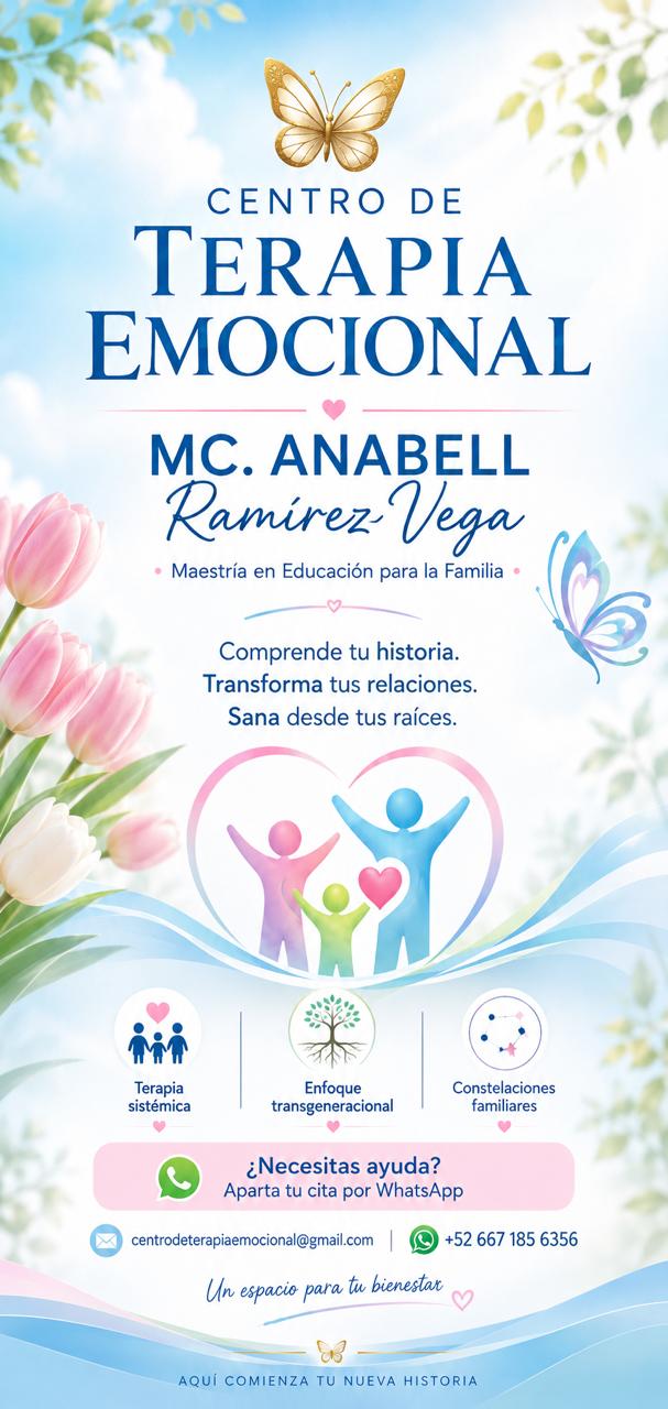 Portada del Centro de Terapia Emocional, M.C. Anabell Ramírez Vega